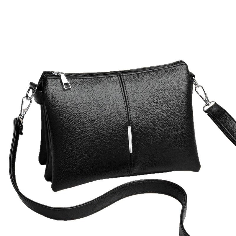 Women's Fashionable Simple Soft Leather Textured Commuter Women's Shoulder Bag