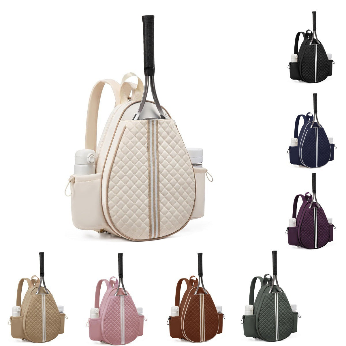 Women's & Men's Lightweight Multifunctional Tennis Cosmetics Storage Toiletry Bags