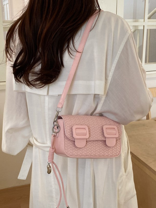 Women's Niche Woven Pattern Summer Versatile Fashion Women's Shoulder Bag