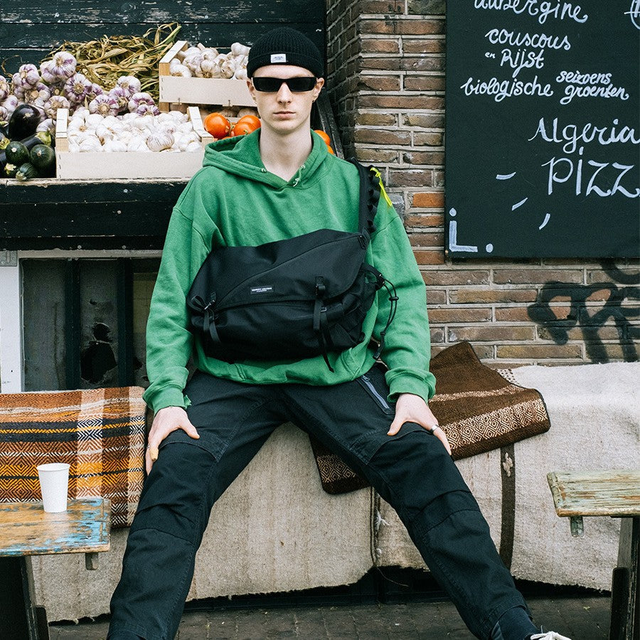 Men's Hello Function Working Style Commuter Men's Messenger Bag