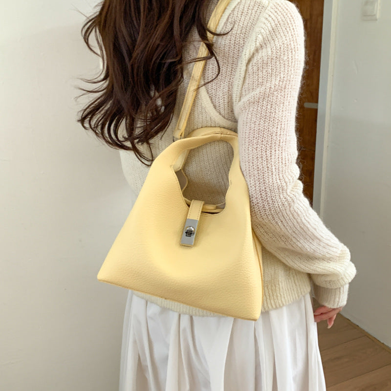 Women's Lychee Pattern For Retro Simple Fashion Bags