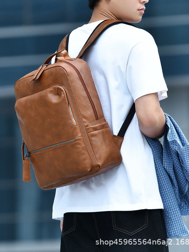 Women's & Men's Large Capacity Korean Style Computer Trendy Leisure Backpack