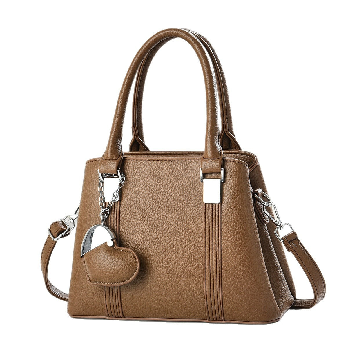 Classic Casual Simple Solid Color Mother Women's Shoulder Bag