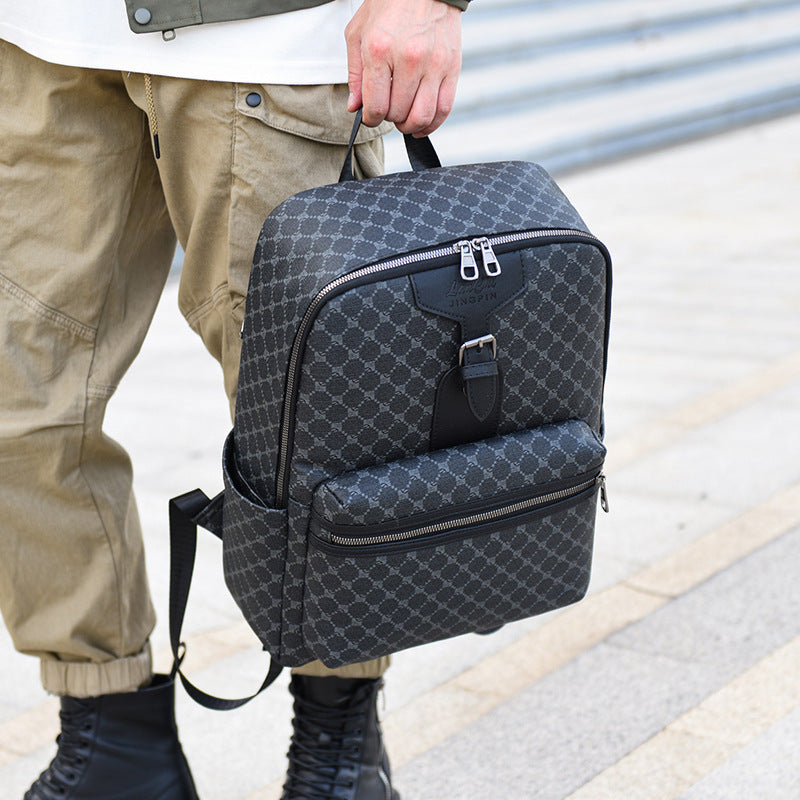 Men's Large Capacity High-grade Fashion Business Computer Leisure Backpack