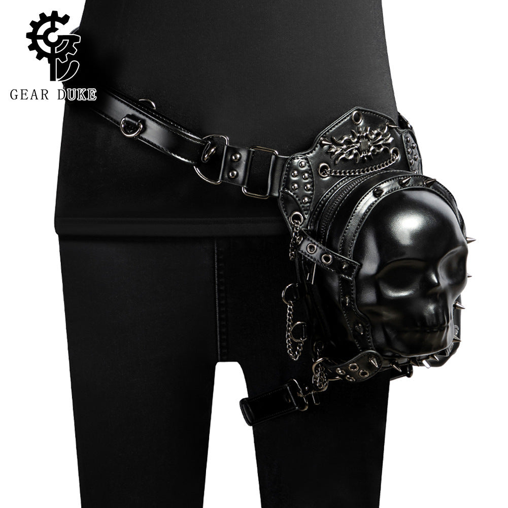 Women's Creative Skull Dark Punk Motorcycle Women's Messenger Bag