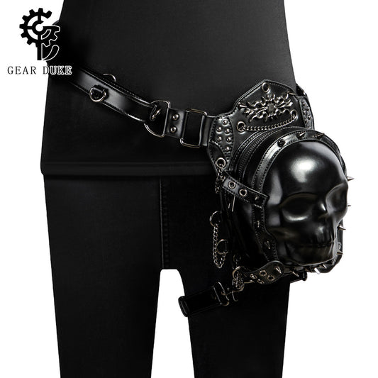 Women's Creative Skull Dark Punk Motorcycle Women's Messenger Bag