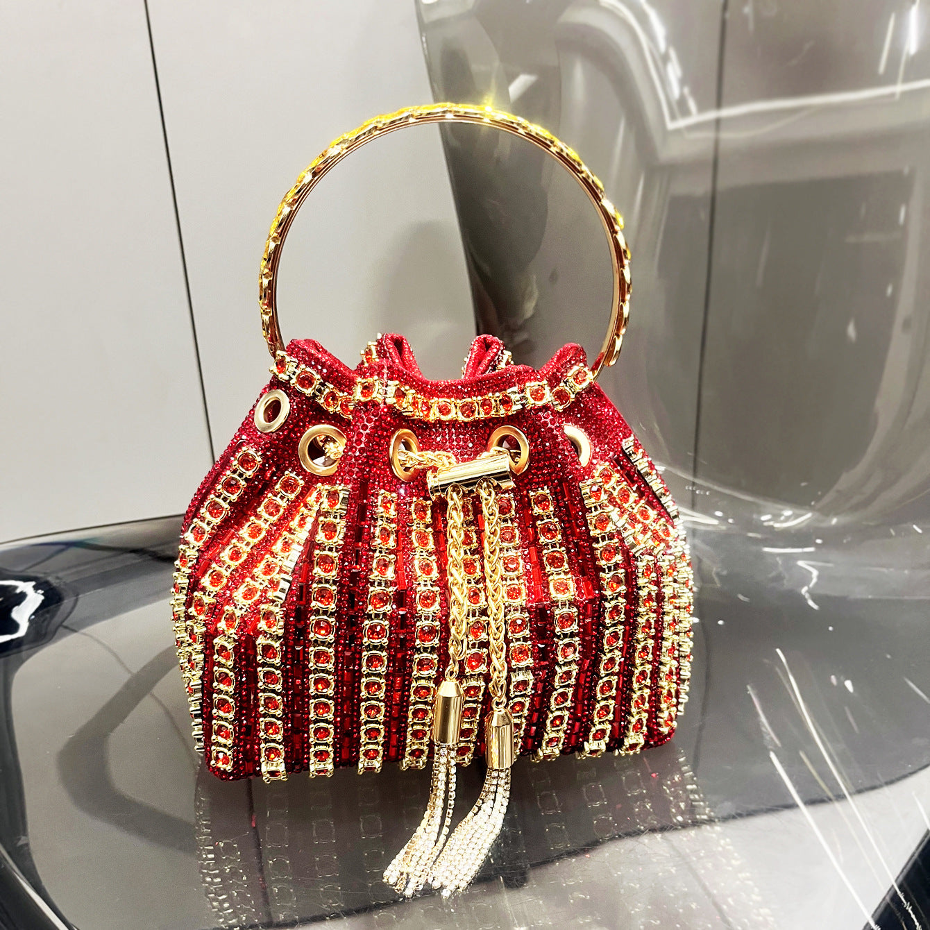 Women's Rhinestone Dinner Good-looking Fashion Diamond Chain Women's Messenger Bag