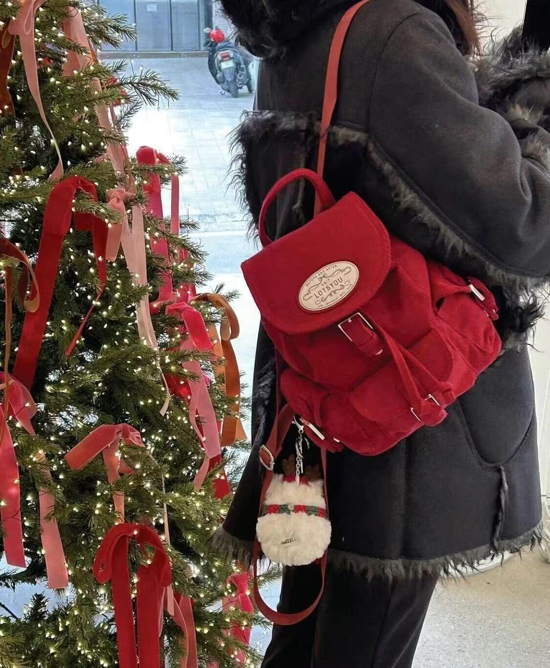 Fashion New Jin Embroidered Drawstring Leisure Backpacks