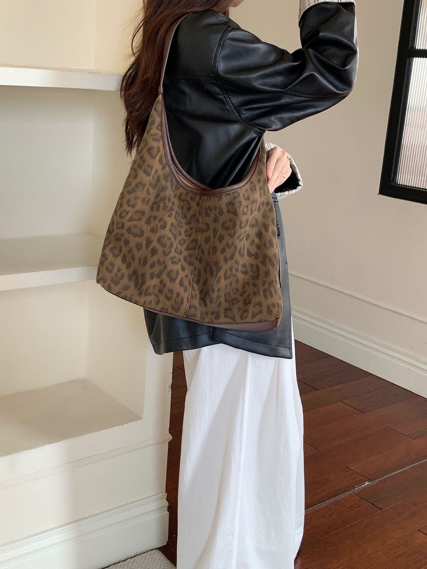 Women's Korean Leopard Print Female One Women's Handbag