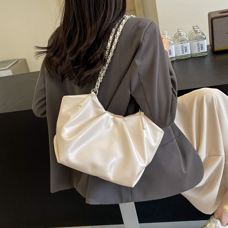 Women's Leather Large Capacity Versatile Chain Fashion Shoulder Bags