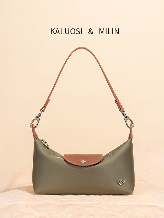Women's Nylon Oxford Cloth Dumpling Making Fashion Simple Baguette Underarm Women's Shoulder Bag