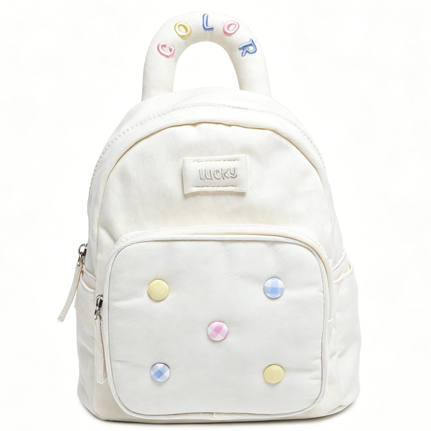 Summer Plaid Canvas Korean Color Dopamine Bags