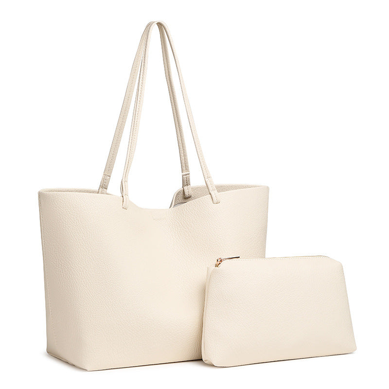 Women's Simple Soft Leather High-grade Large Capacity Women's Shoulder Bag