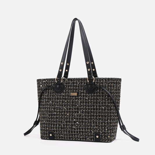 Mi Portable Embroidered Commuter Large Capacity Women's Handbag