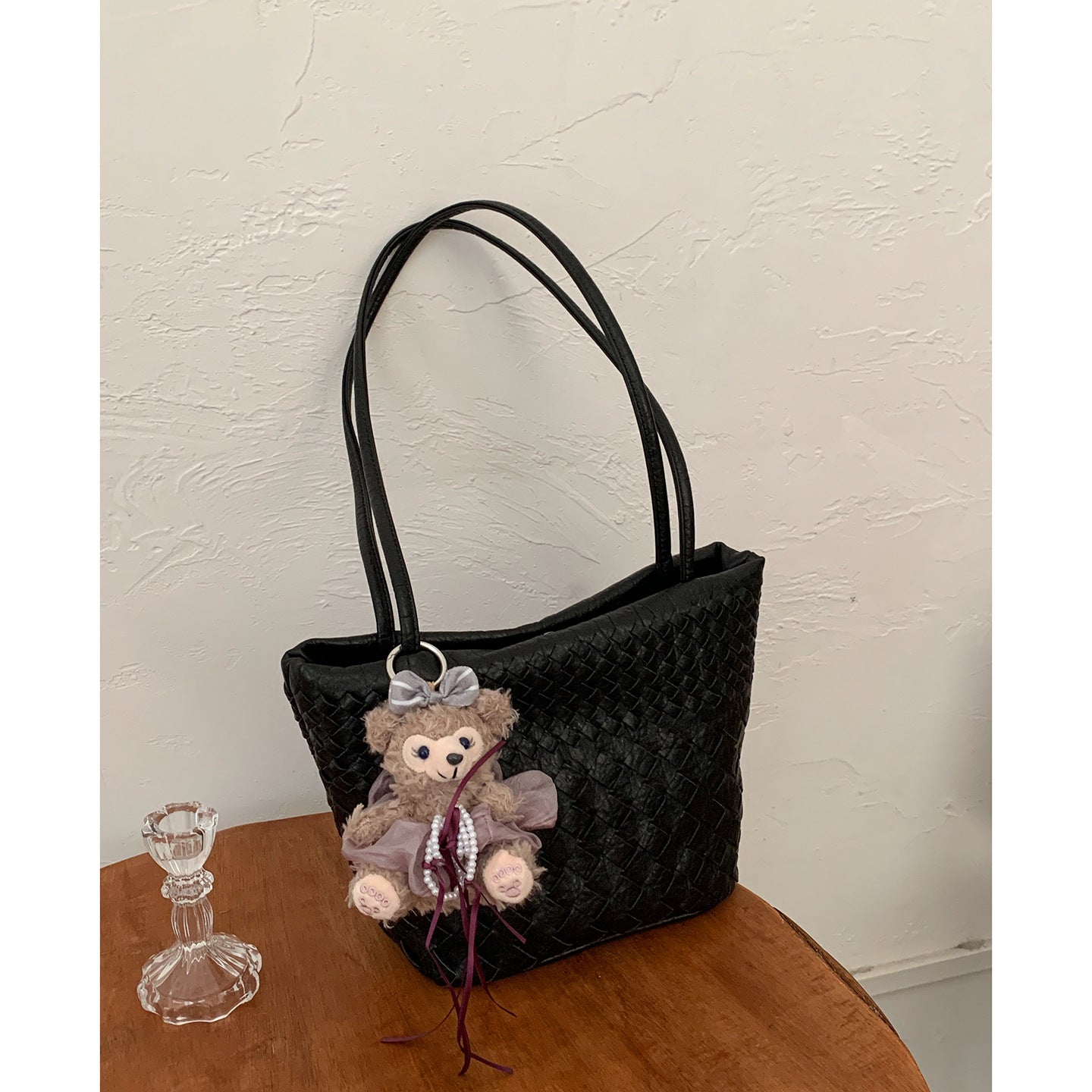 Stylish Women's Niche Texture Simple Woven Underarm Bag