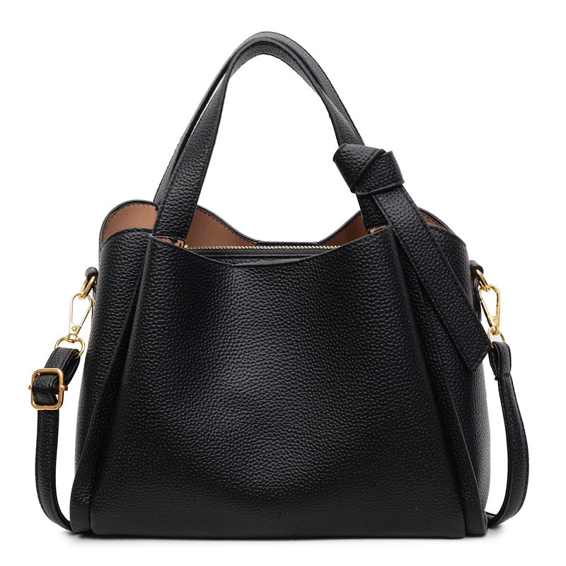 Women's Spring Simple Advanced Texture Trendy Large Capacity Commuter Shoulder Bags