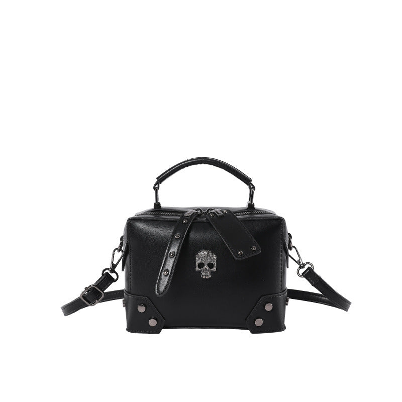 Women's High-grade Trendy Rivet Motorcycle Skull Women's Messenger Bag