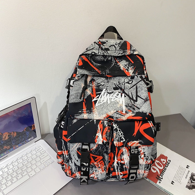 Women's & Men's Large Capacity Iti Trendy Computer Leisure Backpack