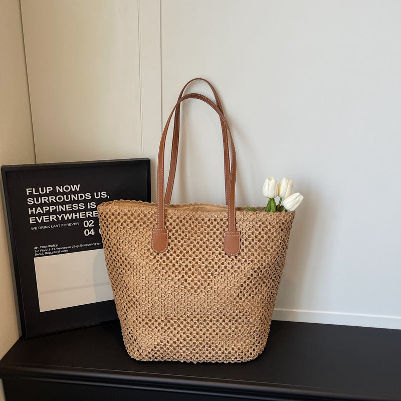 Women's Style Fashion Large Capacity Underarm Simple Tote Bag