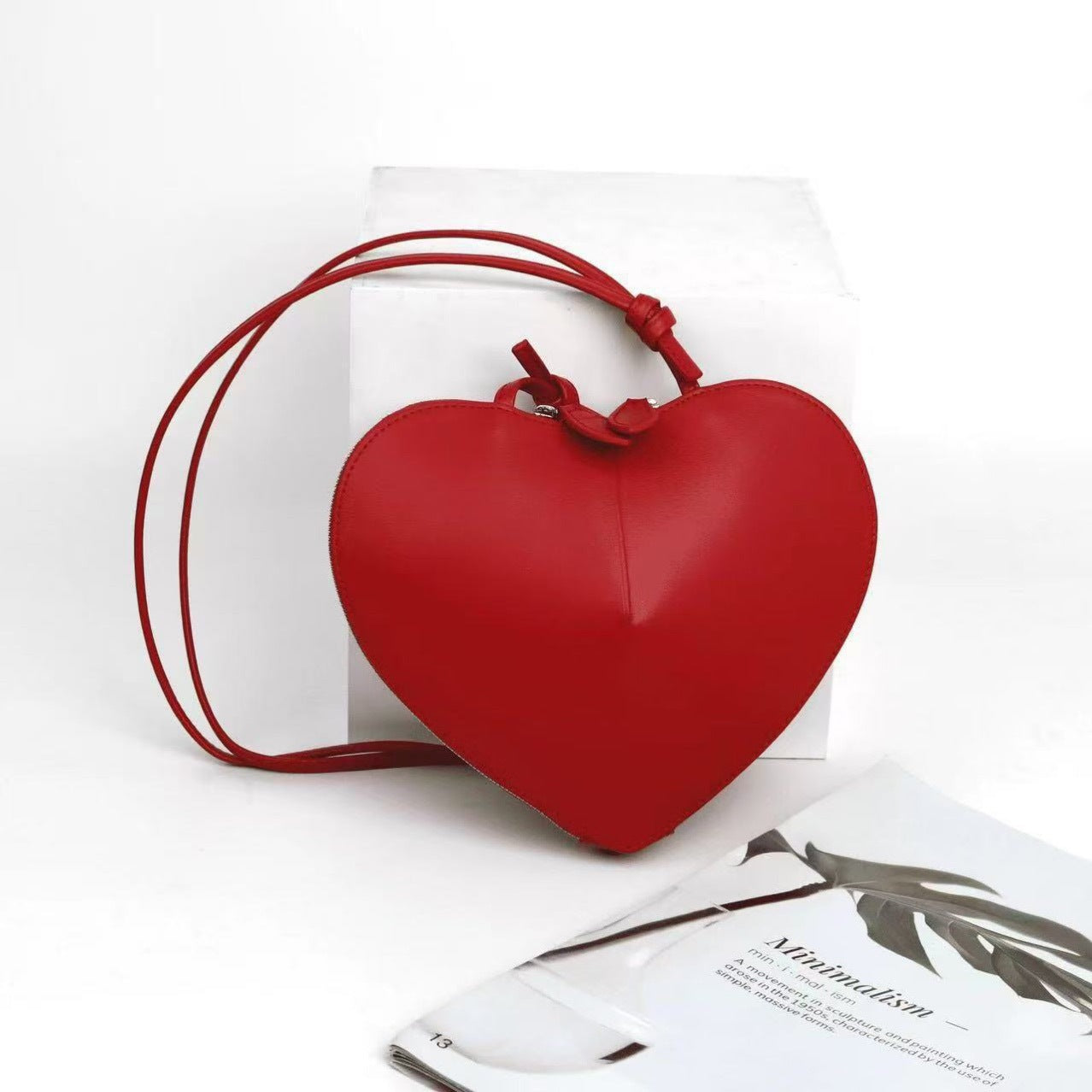 Women's Chinese Valentine's Day Gift Red Heart Dinner Women's Handbag