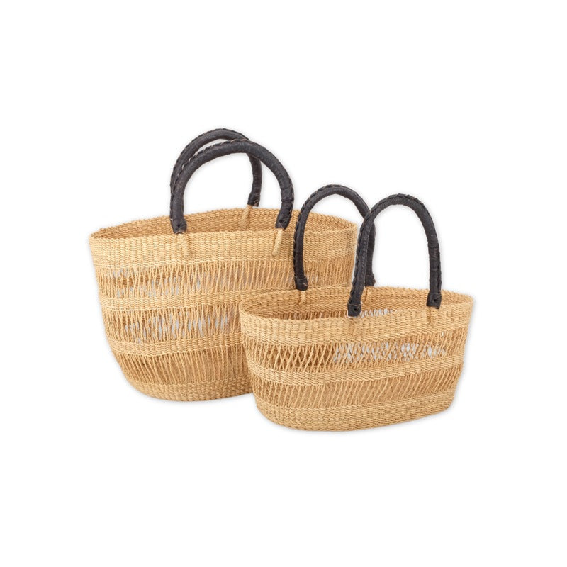 Women's Holiday Straw Basket African Imported Handmade Vegetable Beach Women's Handbag