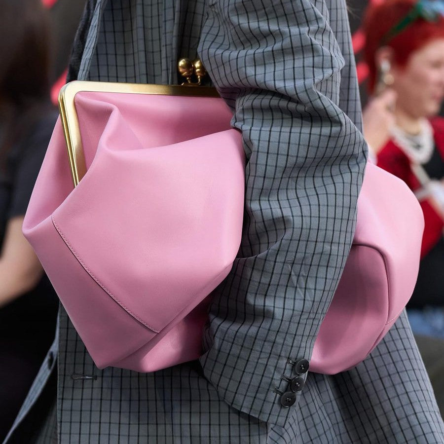 Women's Minority Design Clip Fashion Dinner Large Capacity Straw Handbags