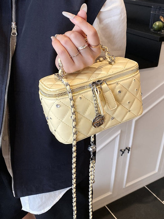 Women's High-grade Light Diamond Box Fashion Summer Women's Messenger Bag