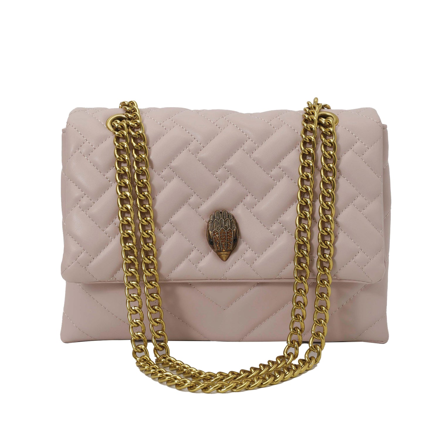 Women's Texture Rhombus Embroidery Thread Single Eagle Women's Messenger Bag