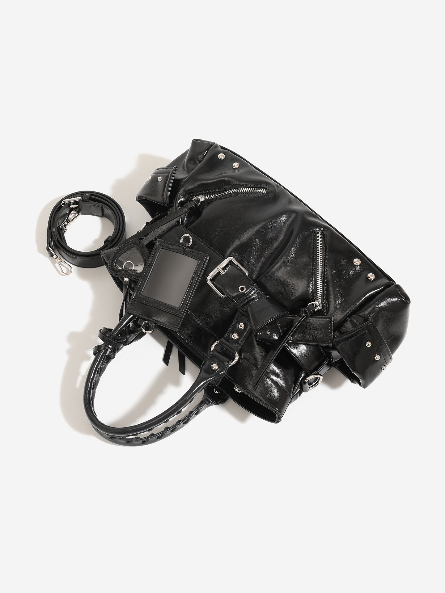 Rivet Hot Fan Bike Packet Retro Minority Design Large Tote Bag
