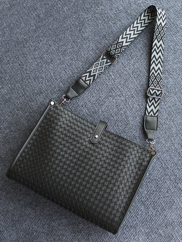 Men's Fashion Large Capacity Computer Soft Leather Bags