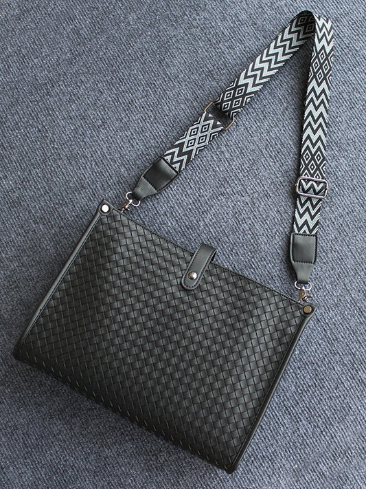 Men's Fashion Large Capacity Computer Soft Leather Bags