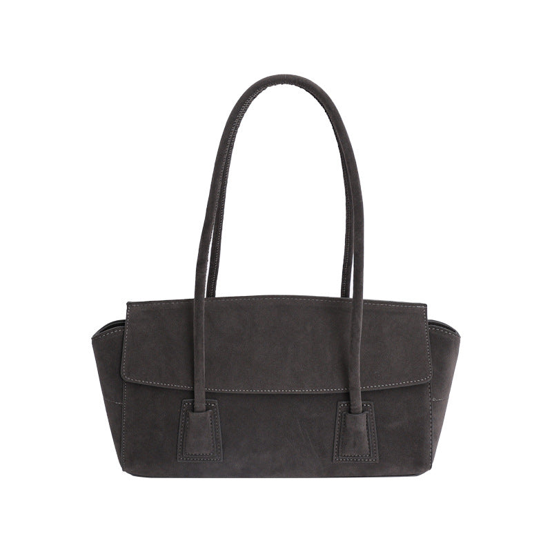 Women's Senior Niche Wings Style Suede Commute Underarm Bags