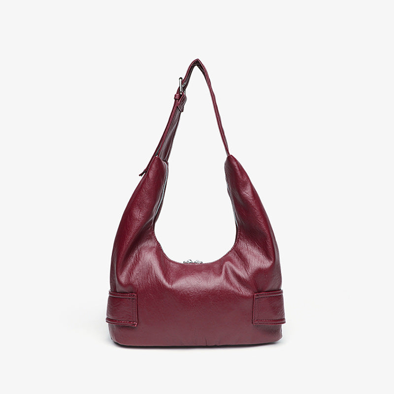 Women's Retro Large Capacity Black Charter Car Style Bags