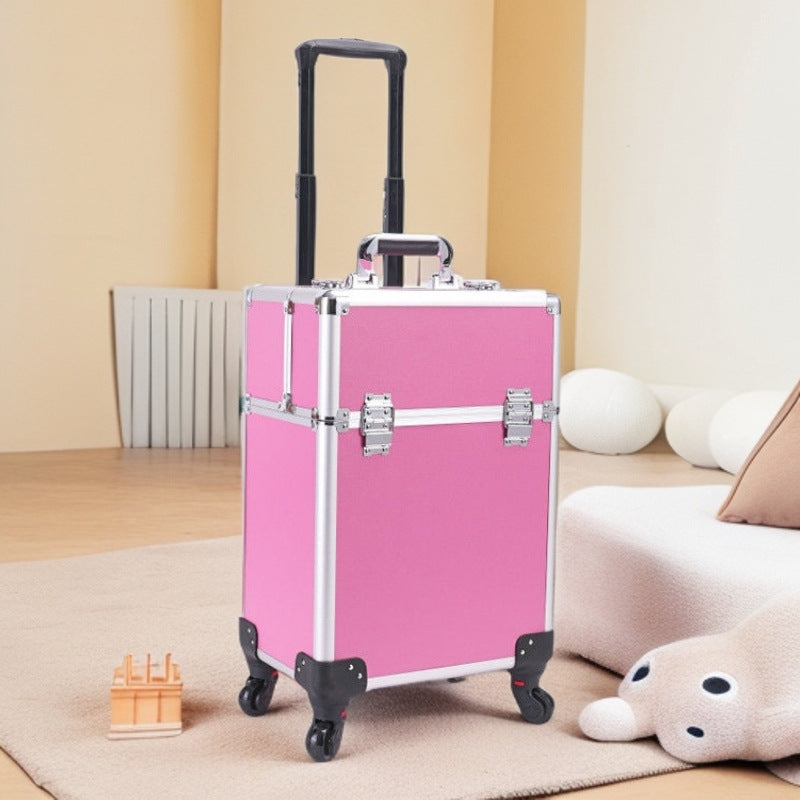 Makeup Artist For Nail Beauty Tattoo Hair Storage Box Draw-bar Cosmetic Cases