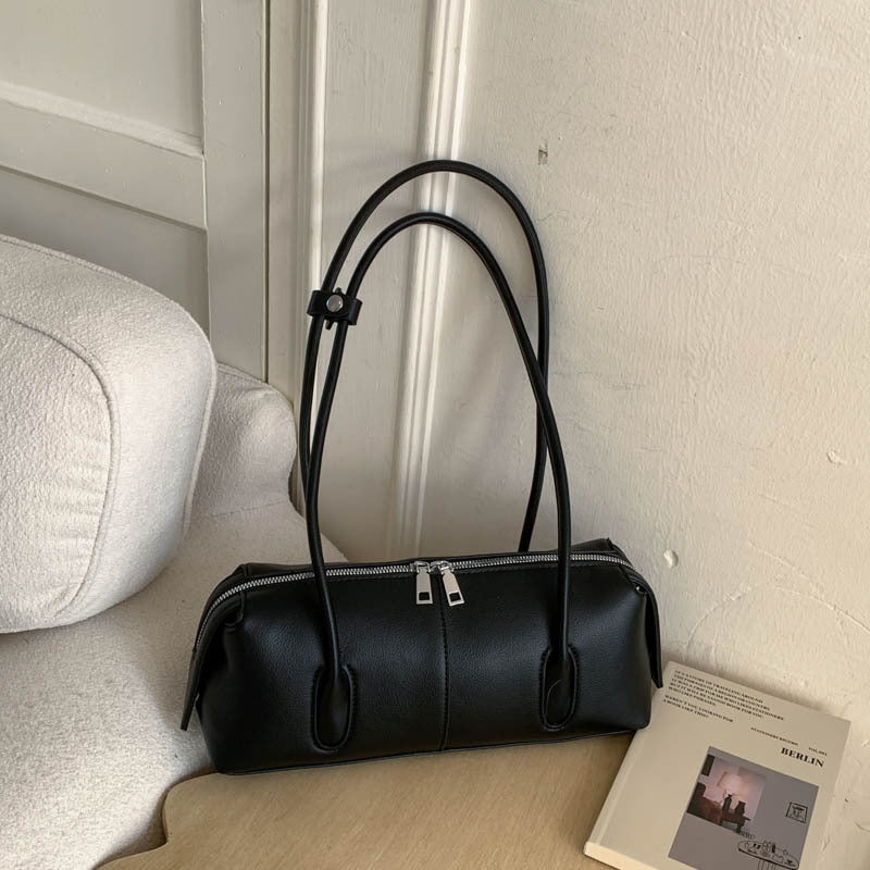 Korean Style Boston Premium Fashionable Retro Underarm Bag
