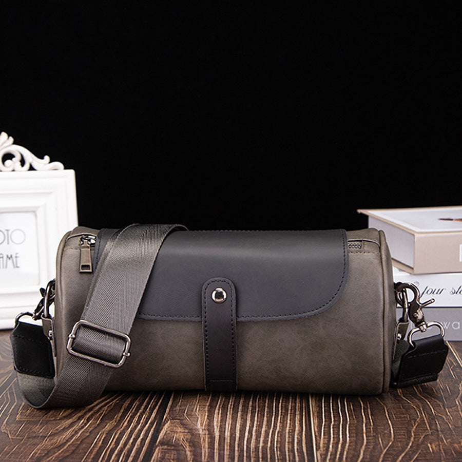 Men's Style Fashion Retro Trend Crazy Horse Men's Messenger Bag