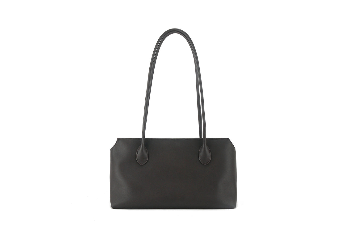 Genuine Leather Minimalist Style Easy Matching Tote Bags
