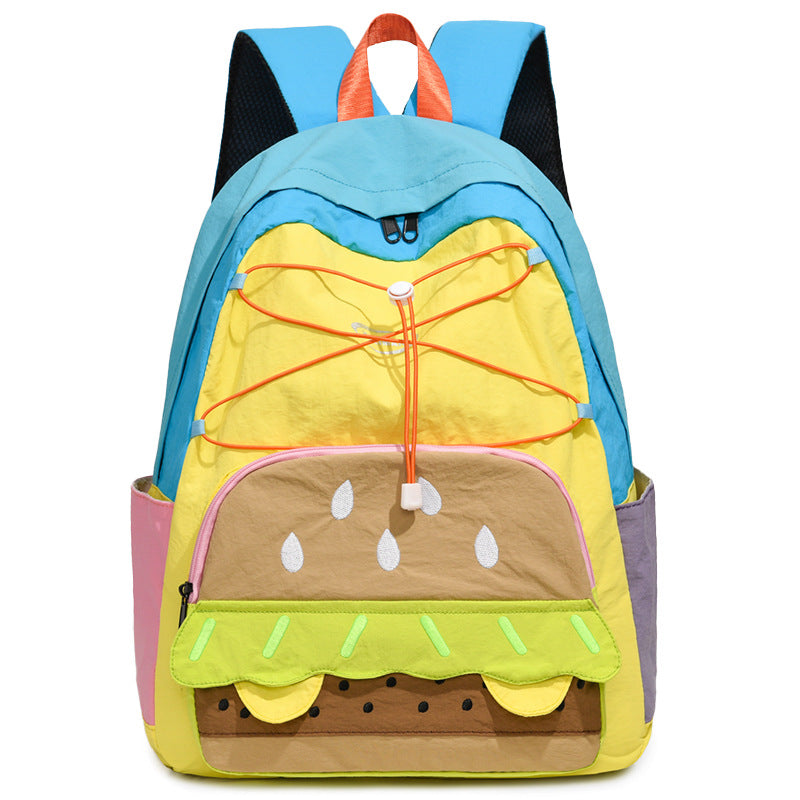 Cute Cartoon For Large Capacity Simple Youthful Leisure Backpack