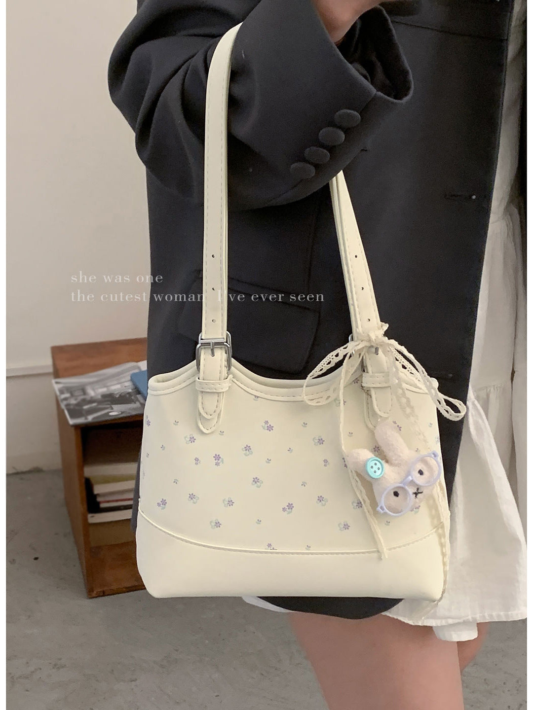 Women's Korean Style Summer Large Capacity Simple Printed Bags
