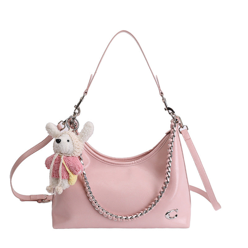Women's Fashion Simple Chain High Textured Good-looking Bags