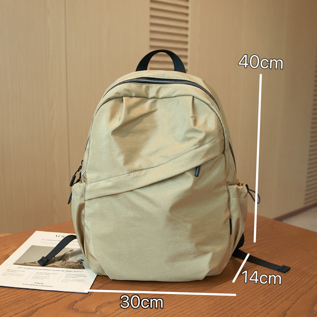 Women's Korean Style Fresh Nylon Daily Commuter Large Capacity Women's Backpack