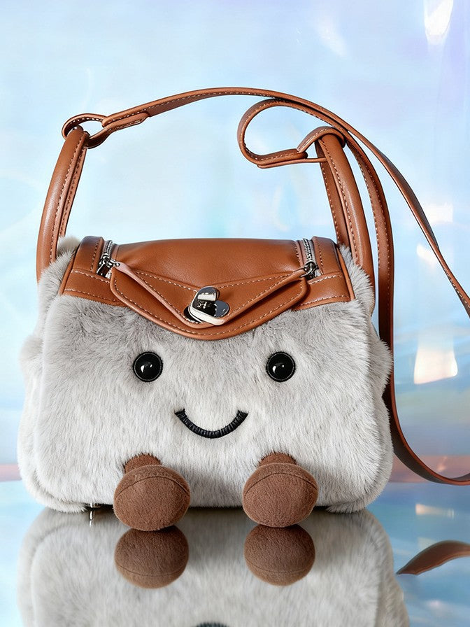 Knock Cute Fluffy Lindy One Portable Bags