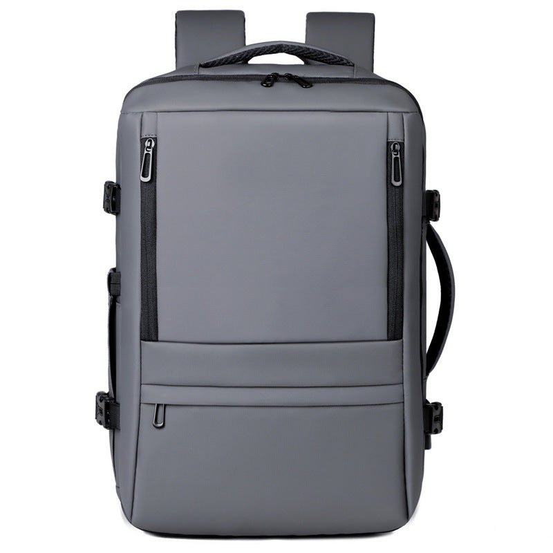 Men's Large Capacity Expandable Advanced Fashion Waterproof Commuter Business Backpack