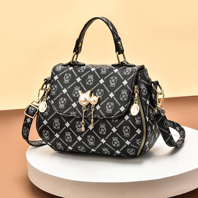 Comfortable Female Lady Fashion Tide Round Women's Shoulder Bag