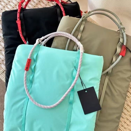 Women's & Men's Cow Cargo Nylon Portable Tote Bags