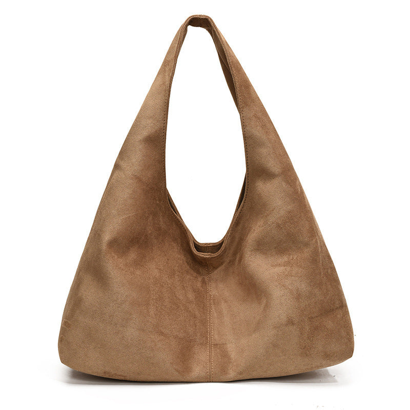 Large Capacity Retro Frosted Big Female Tote Bag