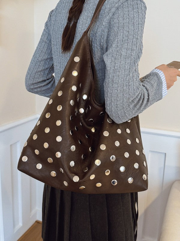 Women's Commuter Large Capacity Underarm Textured Women's Shoulder Bag