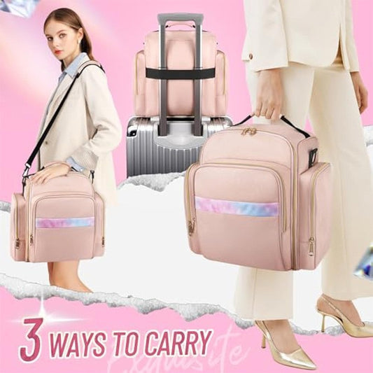Storage Detachable Boxes Jewelry Organizing Roll Makeup Bag
