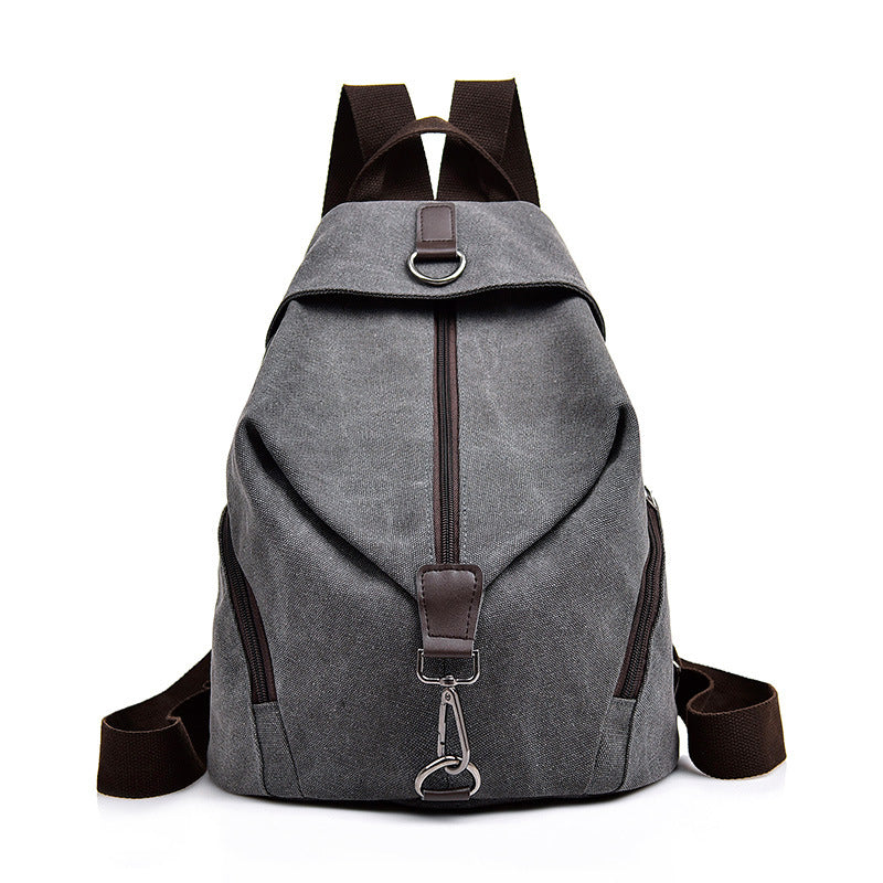 Women's Canvas Fashion Korean Style Large Capacity Women's Backpack