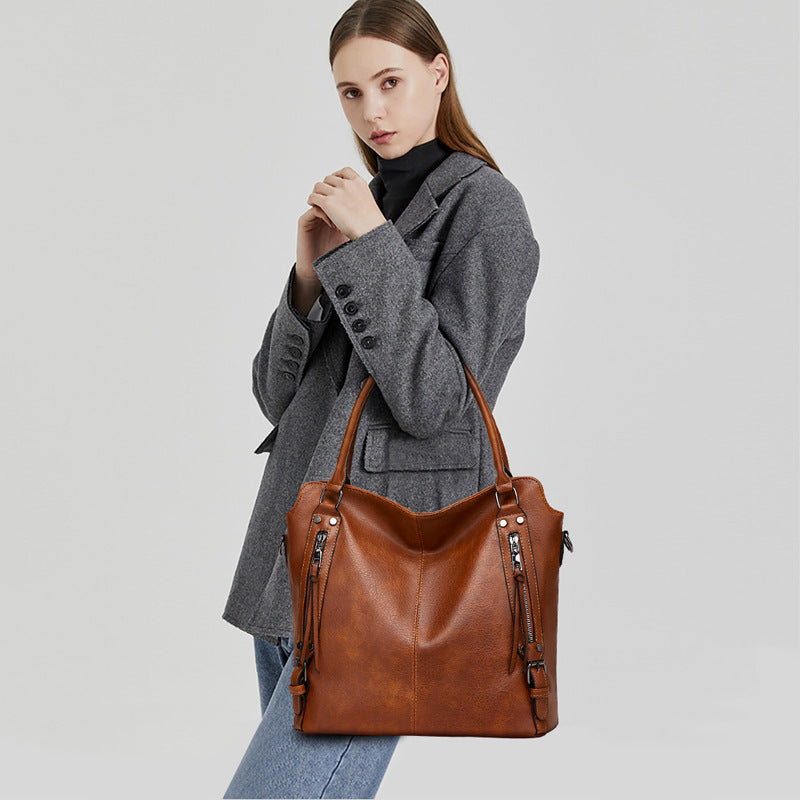 Creative Versatile Women's Fashion Letter Vintage Women's Shoulder Bag